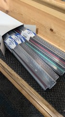 Lot of (12) Brand New Alvin 240PB 12 Inch Combination Triangular Scale