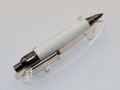 Chrome finish 5.6mm Sketch Pencil. Hand made with Genuine Deer Antler. #148