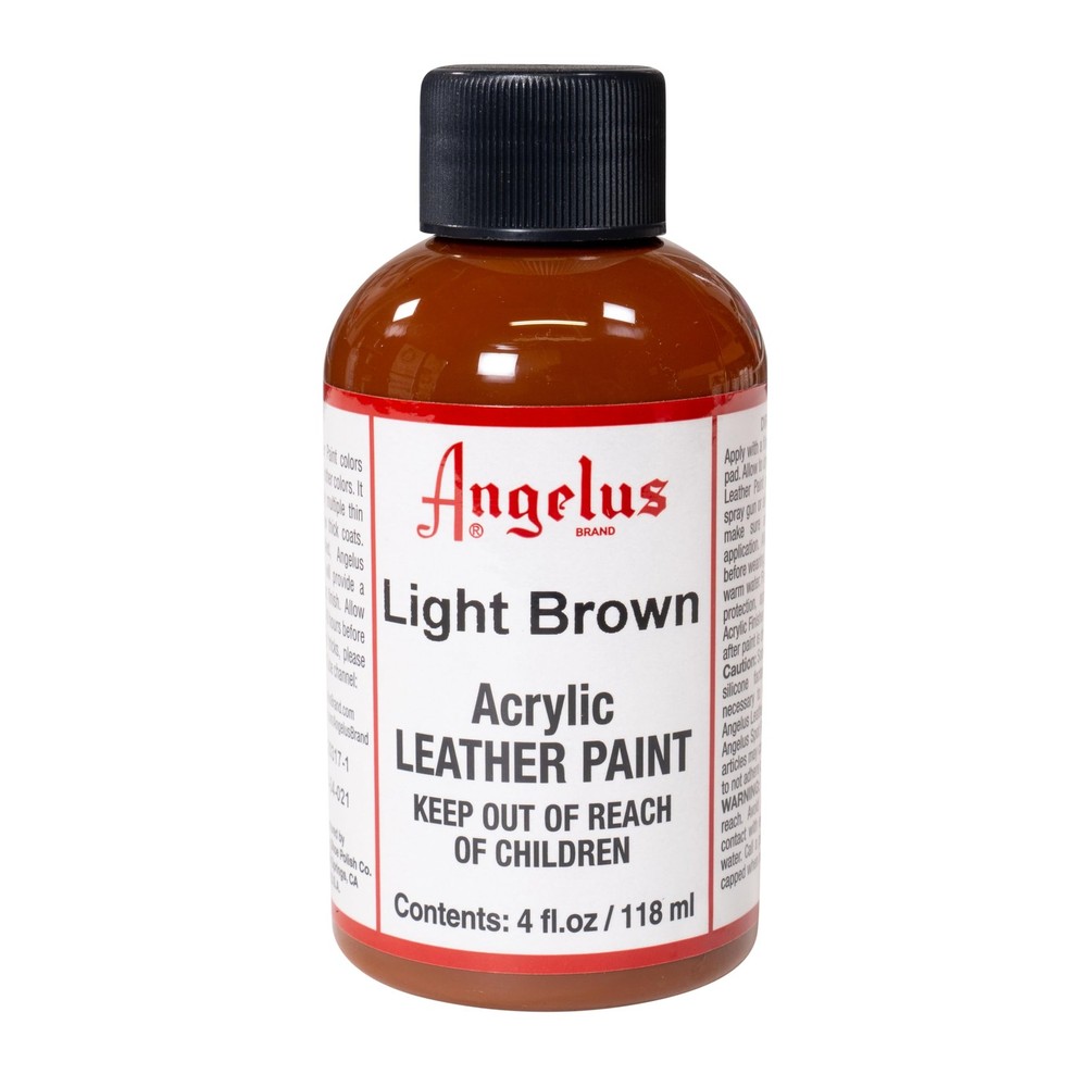Acrylic Leather Paint, 4 Fl Oz (Pack of 1), Light Brown