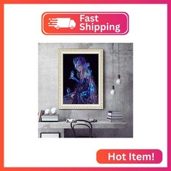 GOJOSOWIN DIY 5D Diamond Art Kit for Adult Kids, Anime Girl Glowing in Dark Girl
