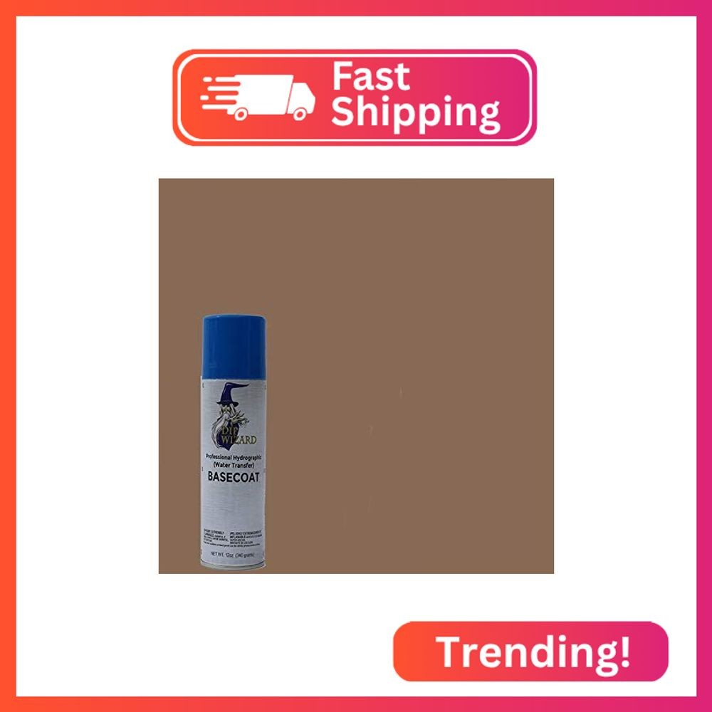 Dip Wizard Hydrographic Paint 12 Ounce Aerosol Spray Can Base Coat Hydro Graphic