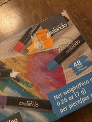 Crelando Oil Pastels 48 Count Multicolor Art Set Boxed Drawing Craft Supplies