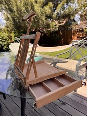 French Easel Table Top Moderately Used But Excellent Condition Wood Light Weight