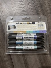 Letraset 6 Metallic Marker Twin-Tip Set Sealed
