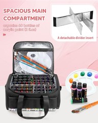 Marscamd Acrylic Paint Organizer Holds 60 Bottles (2 oz), Acrylic Paint Stora…