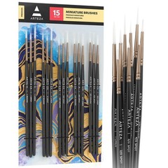 Detail Paint Brushes Set Of 15 Fine Detail Brush Set For Miniature Models And Ca