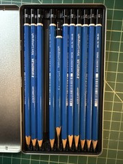 Batch Of Art Supplies: Pencils, Pastels, Brush Pens