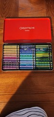 Caran d’Ache Neocolor II Aquarelle Artists’ Pastels – Set of 84, Assorted Colors