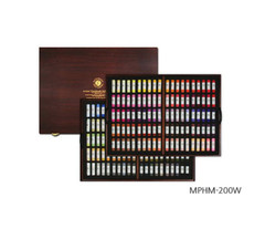 Mungyo Gallery Artists’ Handmade Soft Pastel Wood Box [200 Colors] MPHM-200W New