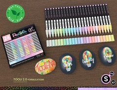 24 Pastel Acrylic Paint Pens Special Color Series Markers Set (0.7mm EXTRA FINE)