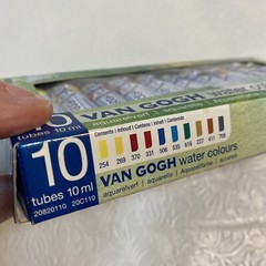 Royal Talens Van Gogh Water Colours Box Set 10 Tubes .3oz/10ml each Art Paints