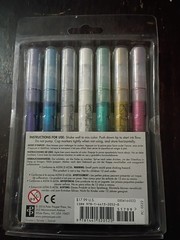 METALLIC MARKERS, MICROLINE, STUDIO SERIES, PACK OF 7, NEW