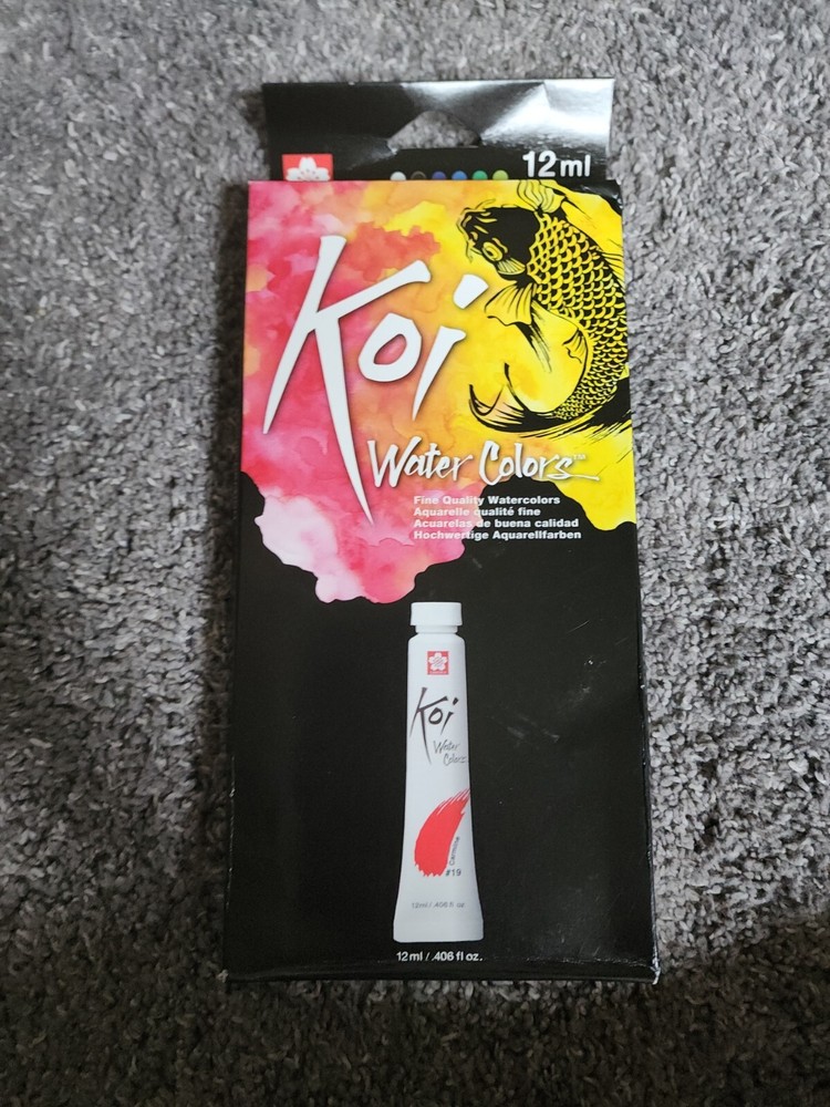 Sakura Koi Watercolor – Set of 12, Assorted Colors, 12 ml
