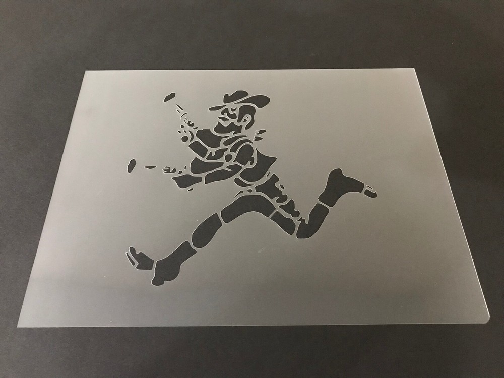 Cowboy #1 Stencil 10mm or 7mm Thick, Crafts, Cowboys, Western, Horse, Wild West!