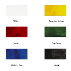 Acrylic Ink Premium 6pc x 20ml (0.7 US fl.oz), Acrylic Inks for Artists, Esse…