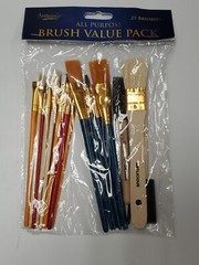 Artlicious Paint Brush Set – Pack of 25, Assorted Variety, All-Purpose Paint NEW