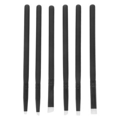 6 Pcs Miniature Paint Brushes Hobby Model Coloring Flat Ink Blending