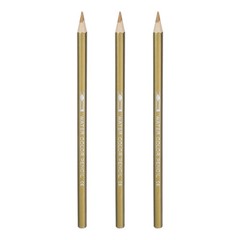 3Pcs Watercolor Pencils for Coloring Drawing Painting,Gold