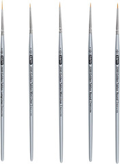 Brush Golden Taklon Miniature Detail Artist Brush Set Long Liner 20/0, Mini Line