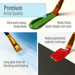 Versatile FolkArt Blue Echo Acrylic Paint – 2 Oz for Easy Cleanup and Creativity
