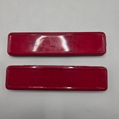 Binney & Smith Arcadian No 525 Watercolor Paint Tin Vintage Red Art Set USA Lot