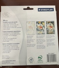STAEDTLER Watercolor Triangular Barrel Pencils 1271 C24A6 Set of 24