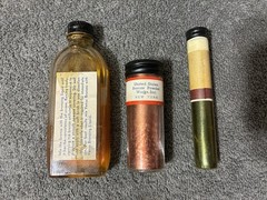 Vintage Bronze Powder Lot Venus Fresco Bronzing Liquid PPG Copper Blue Pigment