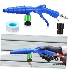 Coolant System Flush Gun, Lever Action Heater Core Flush Kit, Blue
