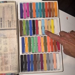 Vintage Pastels Set of 48 Square Sticks New in Box Weber Costello Alphacolor