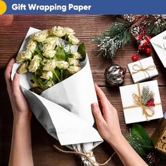 White Wrapping Paper 17.5″x1200″(100′), Bulletin Board Easel Painting Drawing