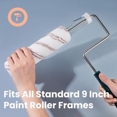 Mister Rui 28 Pack Paint Roller Kit with 9 inch paint roller kit 28 pack