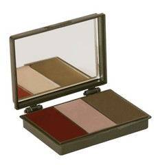 Rothco 3‑Color Camo Face Paint Compact – Camouflage Makeup One Size, Multi