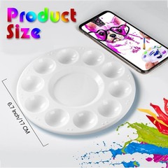 22pcs Paint Palettes, Plastic Paint Tray Palette, Paint Pallets for Kids or S…