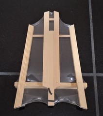 12 Pack Wooden Tabletop Easel for Painting and Display, 12″ tall
