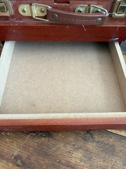 Royal Langnickel Wooden Storage Travel Case & Easel Vintage