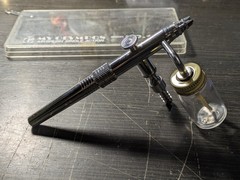 Olympos HP-18B Single Action Airbrush Made in Japan Complete Kit Vintage 80s
