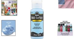 Non-Toxic Light Blue Multi-Surface Paint – Perfect for Indoor & Outdoor Crafts