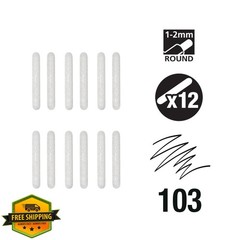 Daler Rowney 12pc 1-2mm Round Marker Nibs