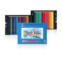 48Colors Pencils Drawing Sketching pencils Grade Vibrant Coloring pens kit