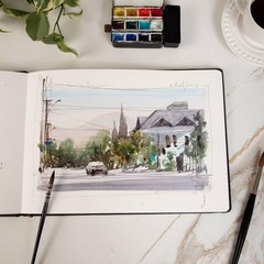 Hahnemuhle Watercolor Book A5 (8.3 x 5.8 inches) 200gsm Portrait