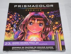 Prismacolor Premier Sanford 23 Piece Manga Colored Pencil Set & Sharpener ~ NEW