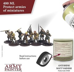 Unique Anti-Shine 400ml Varnish for Miniature Painting – Quick-Drying Formula