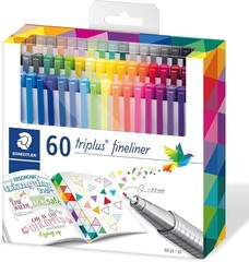 Ergonomic 60-Color Fineliner Set with Superfine 0.3mm Tip – Ultimate Precision