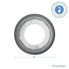 Turntable/Lazy Susan Bearings 9 Inch 1000-Lb Capacity 5/16 Thick| Woodpeckers