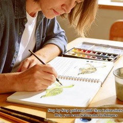 Topaliving Watercolor Workbooks For Beginners Water Coloring Book Beginner