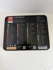 Arteza Professional Watercolor Pencils Expert Set 72 Colored Art Drawing Pencil