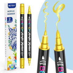 Dual Tip Acrylic Paint Pens, 72 Colors Paint Markers for Glass, Window, Fabric,