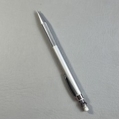 BIC Quantech Mechanical Lead Pencil 0.7 Silver Metal Discontinued RARE