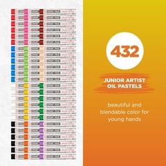 Cray-Pas Junior Artist Oil Pastel Colorpack, 432 Pc, Colors may vary, Count