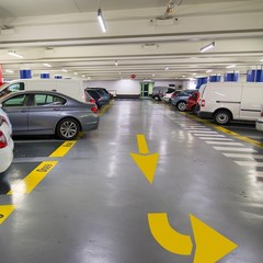 Feifeiya 2 Pcs Parking Lot Arrow Stencil 60 X 36 Pavement Stencils Set Foldable
